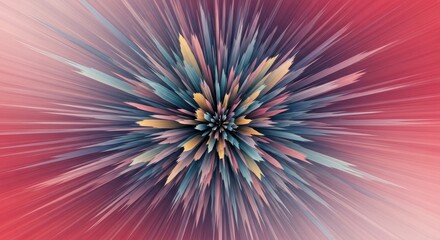Obraz premium Vibrant energy explosion background featuring abstract radial lines and colorful dynamic movement for modern design projects, radial, vivid, speed