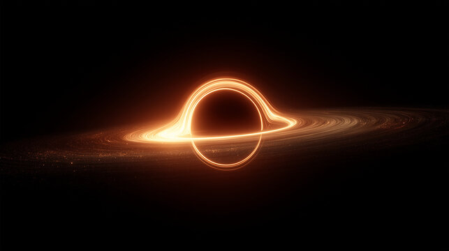 abstract light blackhole