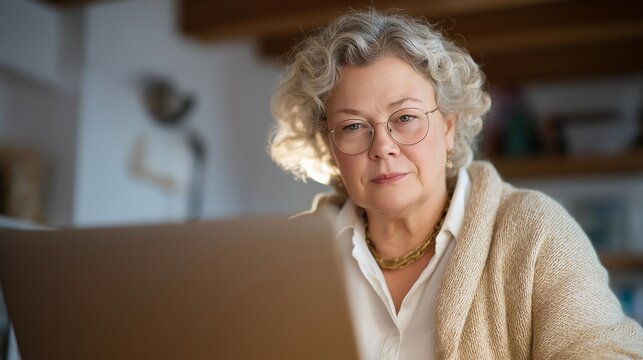 Former athlete looking at old competition photos in home office while wearing current comfortable clothing reflecting changed relationship with body image, ideal for identity evolution, life