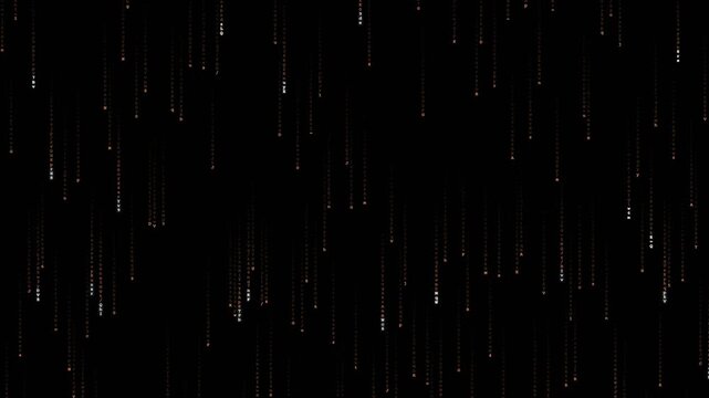 Red Abstract Data Flow Background Loop