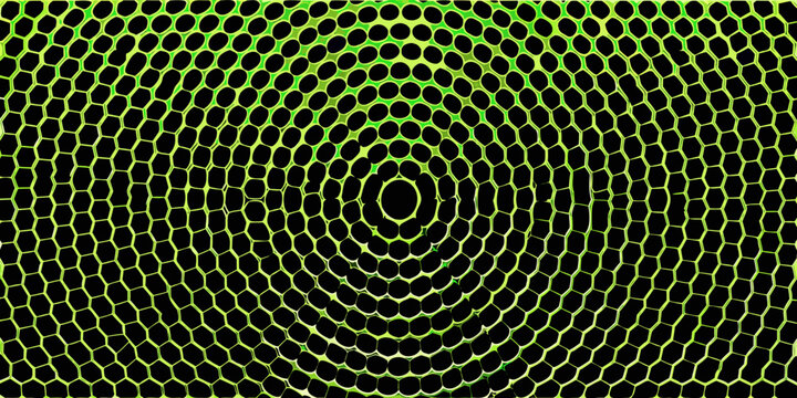 Abstract green and black ripple pattern resembling reptile skin texture