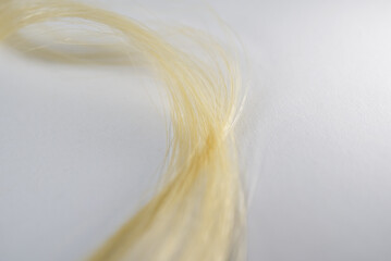 Mèche de cheveux blonds © Anthony SEJOURNE