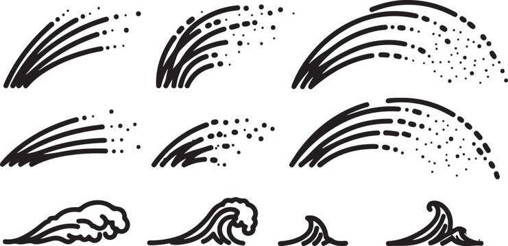 Various views of bird skulls and lower jaws illustrating anatomical diversity Vector