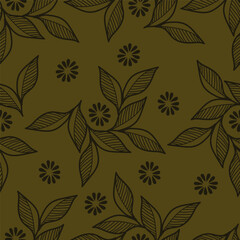 Fototapeta premium seamless floral pattern