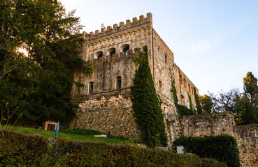 Obraz premium Castello delle Pianore, historic architecture in Montepulciano, Tuscany, Italy.