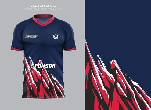 jersey sport template vector illustration