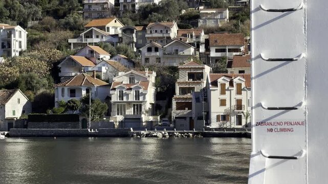 Lepetane Coastal Houses in Montenegro with Ladder No Climbing