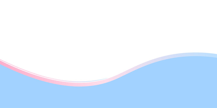 Abstract blue and pink wave background with elegant minimalist design