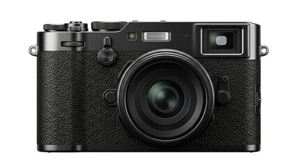 Classic retro style digital rangefinder camera © BTG