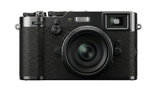 Classic retro style digital rangefinder camera
