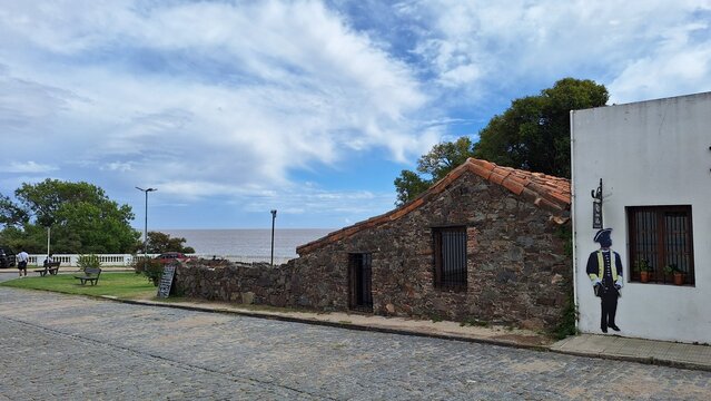 Storic stone house at Colonia del Sacramento - Uruguay