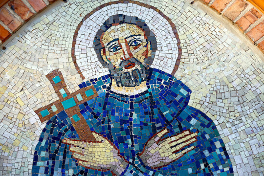 Andrew Bobola was a 17th-century Polish Jesuit priest, recognized as a saint and martyr.  Sopot. Poland.