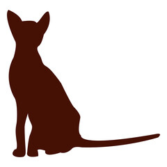 Silhouette cat feline © Vexels
