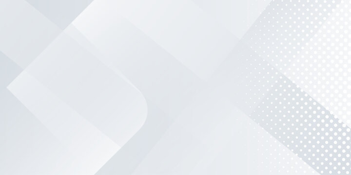 Halftone corner texture. Modern geometric background texture design. tone white and gray color abstract simple style. space concept.