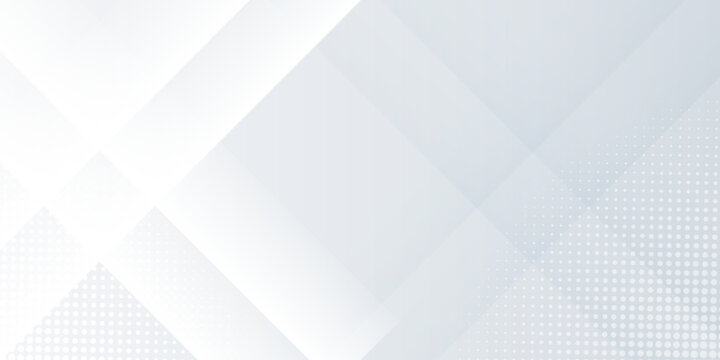 Halftone corner texture. Modern geometric background texture design. tone white and gray color abstract simple style pattern. space concept.