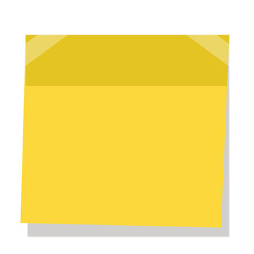 Simple yellow sticky note