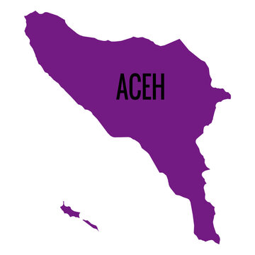 Aceh province map
