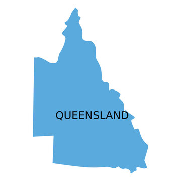 Queensland state map