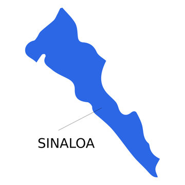 Sinaloa state map