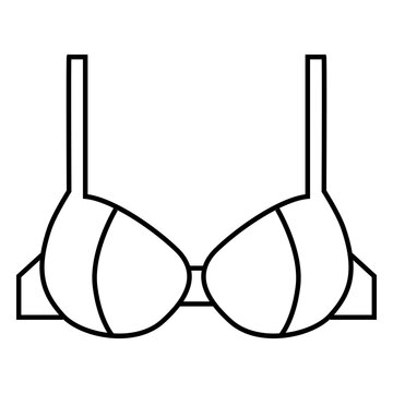 Push up bra stroke icon