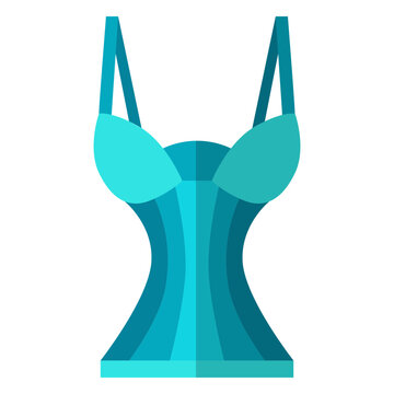 Women corset bra icon