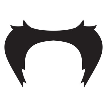 Moustache mark twain style icon