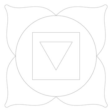 Muladhara chakra icon