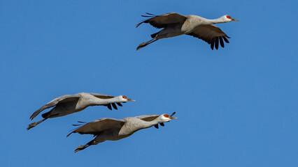 Obraz premium Sandhill Crane Sand Hill at Richland Washington 