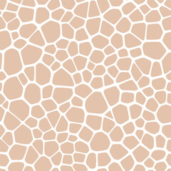 Obraz premium Abstract modern giraffe seamless pattern. Animals trendy background. Colorful decorative vector stock illustration for print, card, postcard, fabric, textile. Modern ornament of stylized skin.