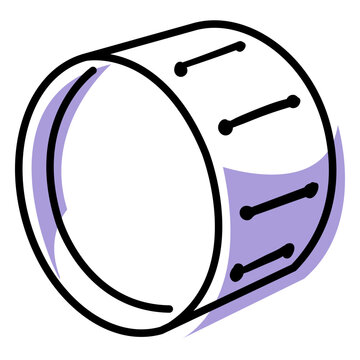 Music bass drum instrument icon