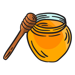 Irish honey dipper illustration © Vexels