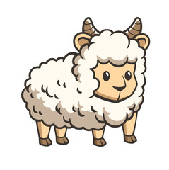 Obraz premium Lamb Eid Al Adha Illustration