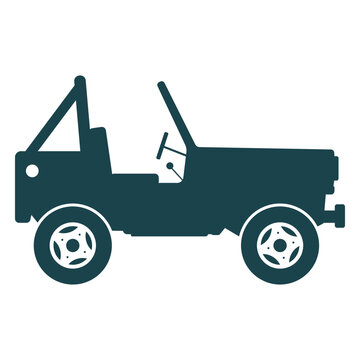 Two seater car without roof