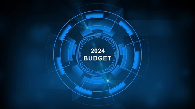 2024 Budget planning and management concept. Company budget allocation for business or project management. Effective and smart budgeting. Plan, review, approve, allocate, analyze and optimize budgets
