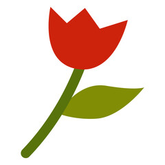 Naklejka premium Cinco de mayo simple rose icon