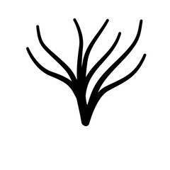 Obraz premium Shilouette twigs