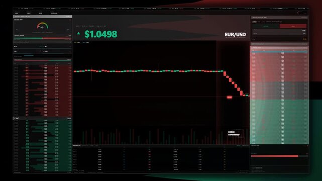 Emergency Liquidity Alert of Global Currency Telemetry - Professional Financial Visualization