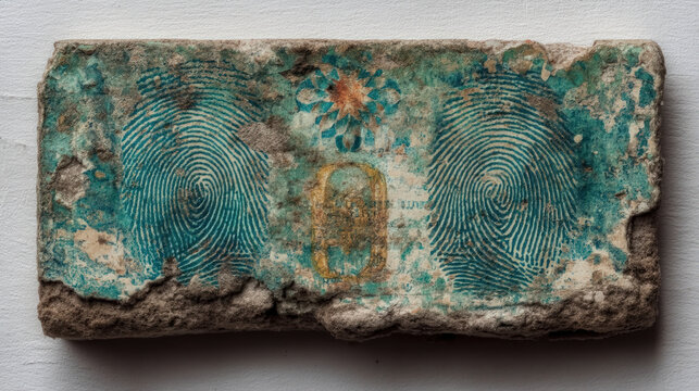 Passport paper texture with security patterns