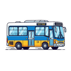 Fototapeta premium Bus vector illustration 