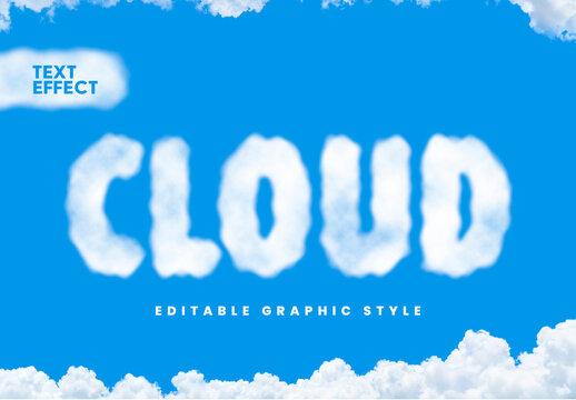 Cloud Text Effect
