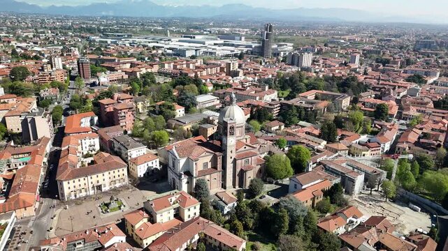 Vista aerea di Desio, Brianza