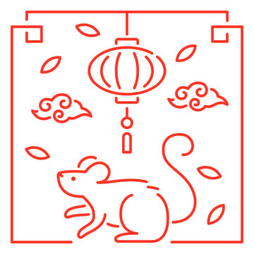 The eastern sign of rat