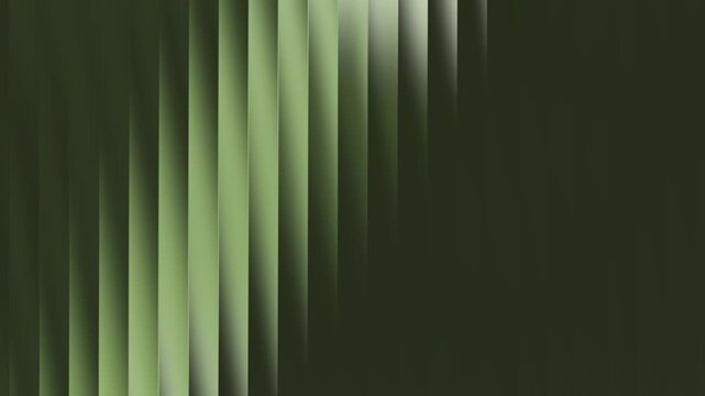 Abstract green gradient vertical stripes abstract background motion subtle light shift diagonal pattern seamless loop