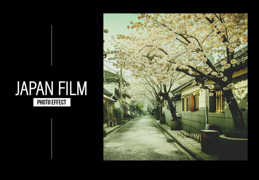 Japan Film Photo Effect