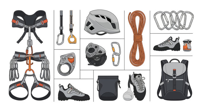 Essential Outdoor Adventure Climbing Gear Collection For Your Next Expedition