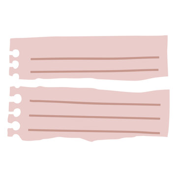 Paper and cardboard for jotting down notes