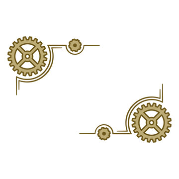 Classic steampunk frame design