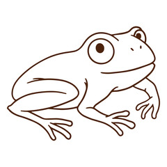 Fototapeta premium Brown frog