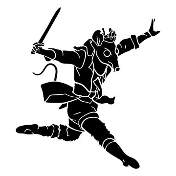 Mouse king cut out nutcracker ballet