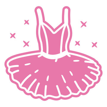 Pink ballerina dress